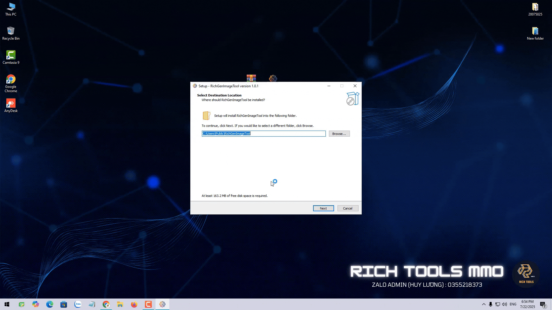rich gen image tool hướng dẫn cài đặt